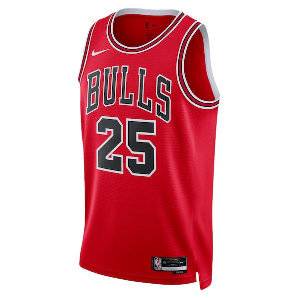 Dalen Terry Chicago Bulls Nike Unisex 2022 NBA Draft First Round Pick Swingman Jersey - Icon Edition - Red - Image 2