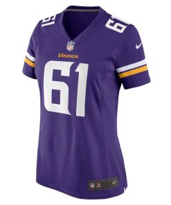 Alternative view of Jalen Redmond Minnesota Vikings Nike Women's  Game Jersey -  Purple