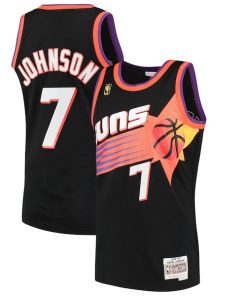 Kevin Johnson Phoenix Suns 1996/97 Hardwood Classics Swingman Jersey - Black