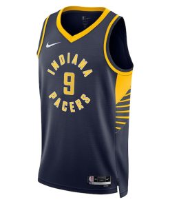 Alternative view of T.J. McConnell Indiana Pacers Nike Unisex 2025 NBA Finals Swingman Jersey - Icon Edition - Navy