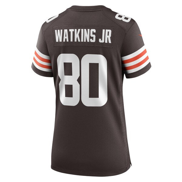 Austin Watkins Jr. Cleveland Browns Nike Women's Team Game Jersey - Brown - Image 3