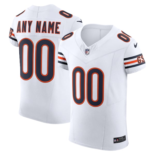 Chicago Bears Nike Vapor F.U.S.E. Elite Custom Jersey - White