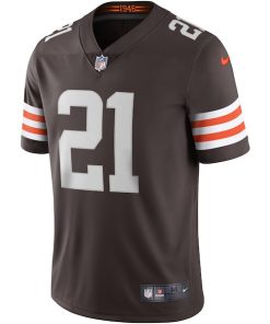 Alternative view of Denzel Ward Cleveland Browns Nike Vapor Limited Jersey - Brown