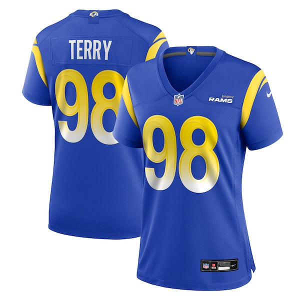 Da'Jon Terry Los Angeles Rams Nike Women's Team Game Jersey - Royal