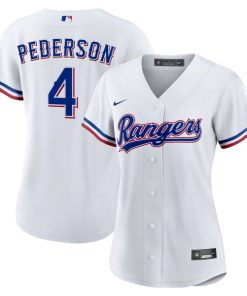 Joc Pederson Texas Rangers Nike Women's Home Replica Jersey - White
