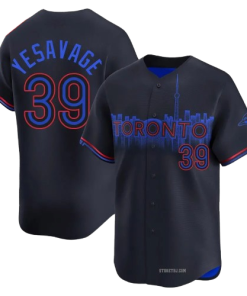 Trey Yesavage Toronto Blue Jays Nike Home Limited Jersey - City Connect - Dark Blue