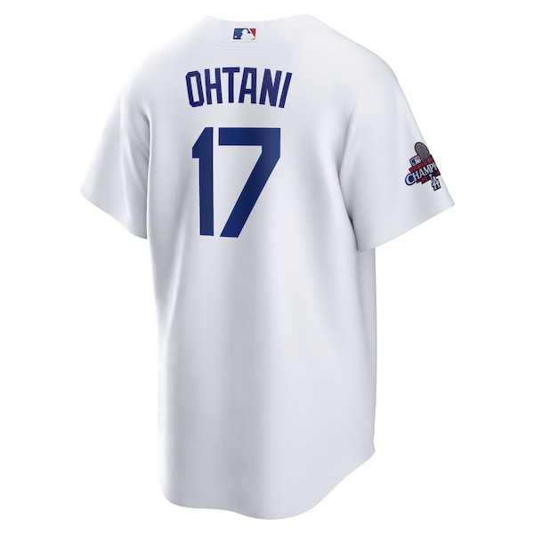 Shohei Ohtani Los Angeles Dodgers Nike 2024 World Series Champions Home Replica Player Jersey - White - Image 3