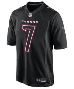 Alternative view of C.J. Stroud Houston Texans Nike Fashion Game Jersey - Black