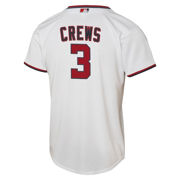 Dylan Crews Washington Nationals Nike Youth Home Replica Jersey - White - Image 3