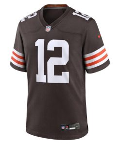 Alternative view of Rodney McLeod Jr Cleveland Browns Nike Team Game Jersey -  Brown