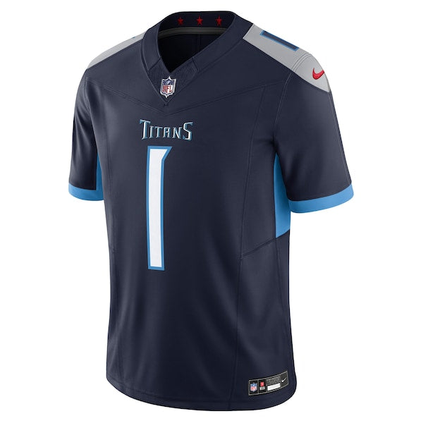 Cameron Ward Tennessee Titans Nike Alternate Limited Jersey - Navy - Image 2
