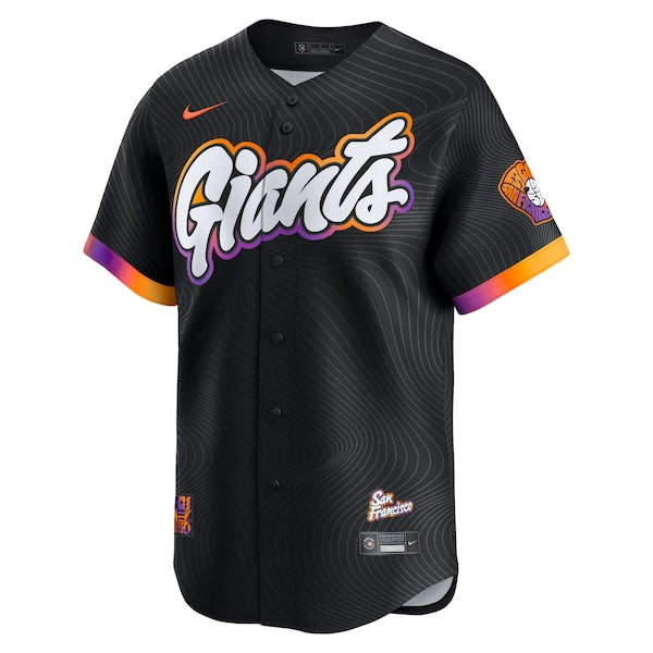 Rafael Devers San Francisco Giants Nike 2025 City Connect Limited Player Jersey - Black - Image 2
