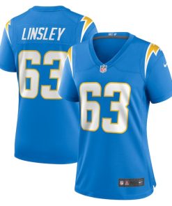Corey Linsley Los Angeles Chargers Nike Women's Game Player Jersey - Powder Blue