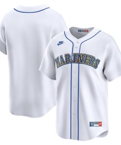 Seattle Mariners Nike Cooperstown Collection Limited Jersey - White