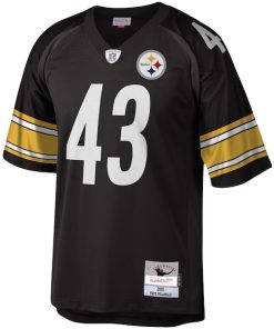 Alternative view of Troy Polamalu Pittsburgh Steelers Legacy Replica Jersey - Black