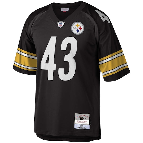 Troy Polamalu Pittsburgh Steelers Legacy Replica Jersey - Black - Image 2