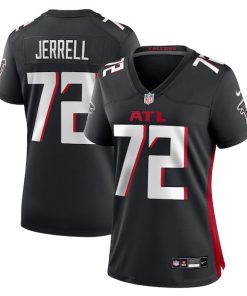Michael Jerrell Atlanta Falcons Nike Women's Team Game Jersey -  Black