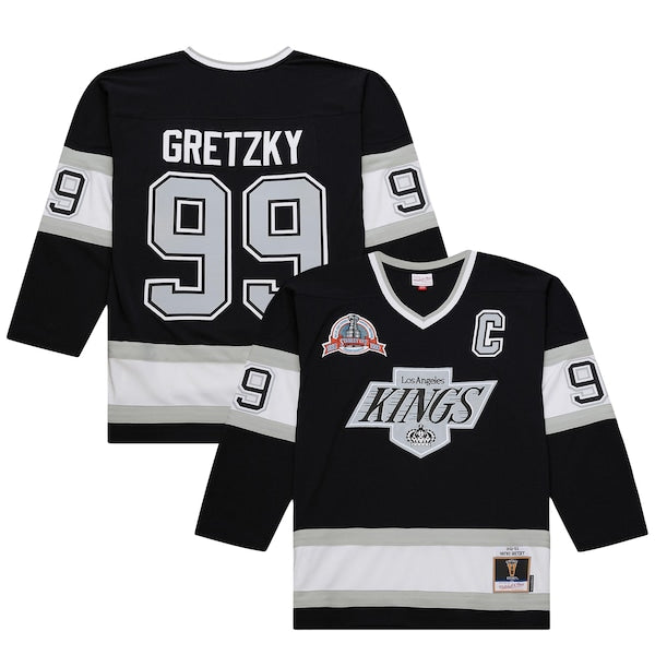 Wayne Gretzky Los Angeles Kings Big & Tall 1992/93 Blue Line 2.0 Jersey - Black