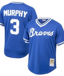 Dale Murphy Atlanta Braves Youth Cooperstown Collection Mesh Batting Practice Jersey - Royal