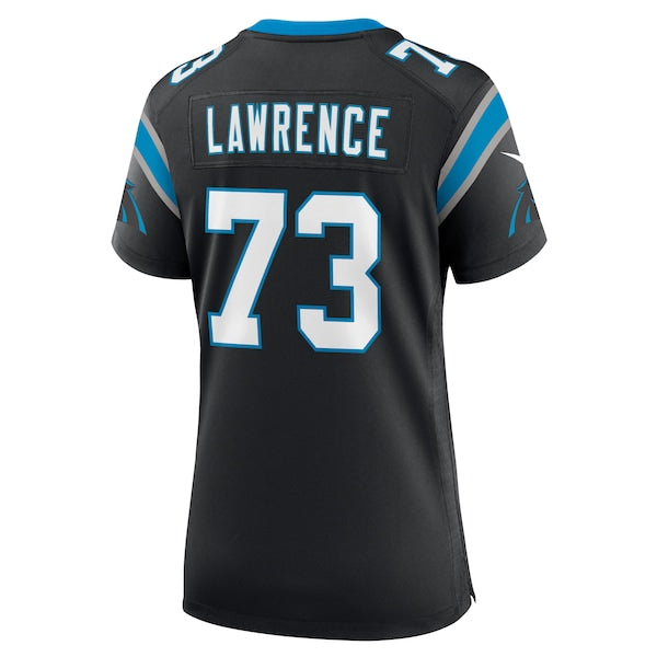 Rashard Lawrence Carolina Panthers Nike Women's Game Jersey - Black - Image 3