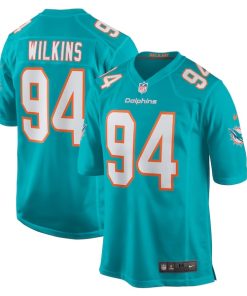 Christian Wilkins Miami Dolphins Nike Team Game Jersey -  Aqua