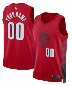 Portland Trail Blazers Jordan Brand Unisex 2022/23 Swingman Custom Jersey - Statement Edition - Red