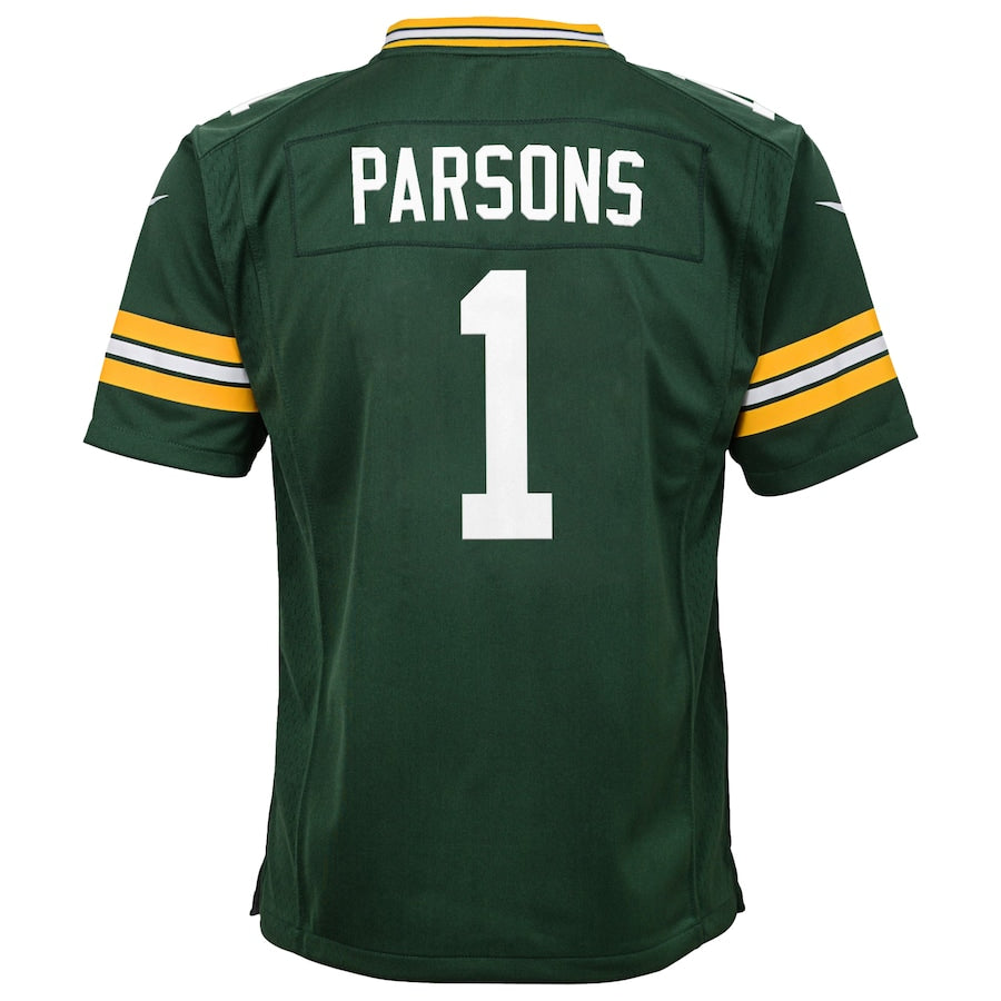 Youth Micah Parsons Green Bay Packers Nike Game Jersey - Green - Image 3
