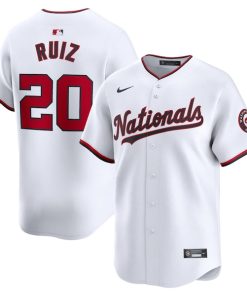 Keibert Ruiz Washington Nationals Nike Home Limited Player Jersey - White