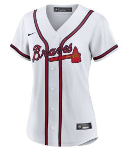 Alternative view of Matt Olson Atlanta Braves Nike Women's Home Replica Player Jersey - White