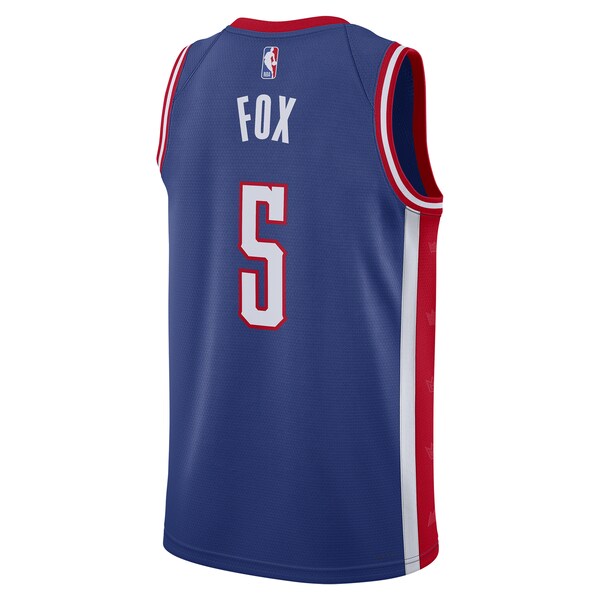 De'Aaron Fox Sacramento Kings Nike Unisex 2024/25 Swingman Player Jersey - City Edition - Blue - Image 3