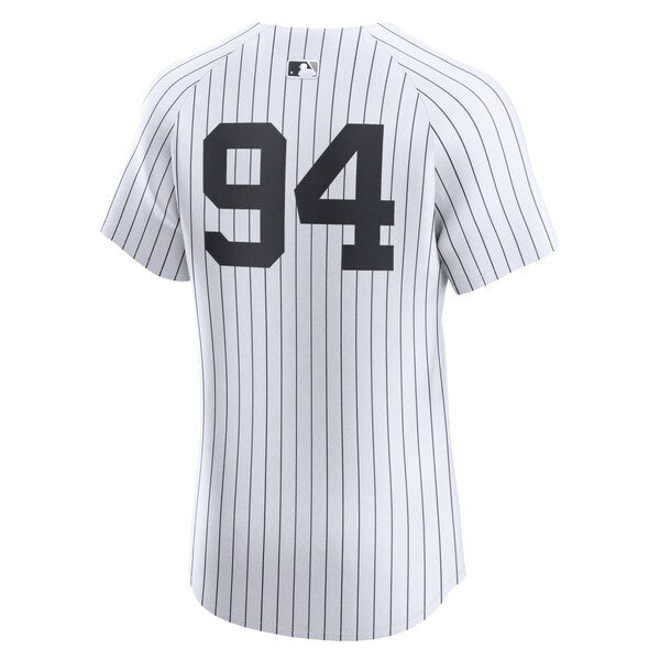 Yoendrys Gomez New York Yankees Nike Home Elite Player Jersey - White - Image 3