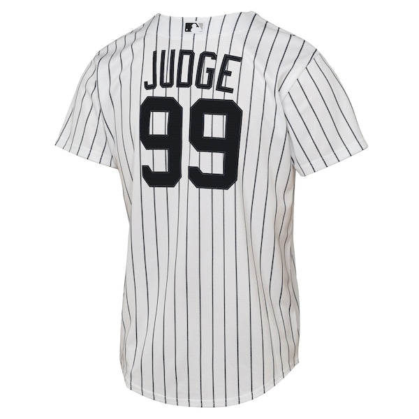 Aaron Judge New York Yankees Nike Youth Home Replica Player Jersey - White - Image 3