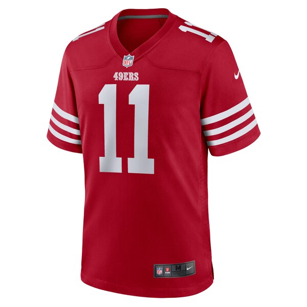 Brandon Aiyuk San Francisco 49ers Nike Team Player Game Jersey - Scarlet - Image 2