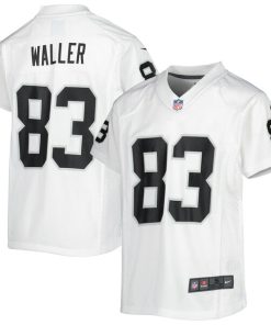 Darren Waller Las Vegas Raiders Nike Youth Game Jersey - White/Black