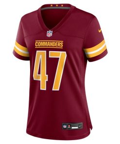 Alternative view of Zane Gonzalez Washington Commanders Nike Women's  Game Jersey -  Burgundy