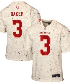 Budda Baker Arizona Cardinals Nike Youth 2025 Rivalries Collection Game Jersey - Natural