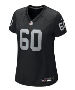 Alternative view of Charles Grant Las Vegas Raiders Nike Women's Team Game Jersey -  Black