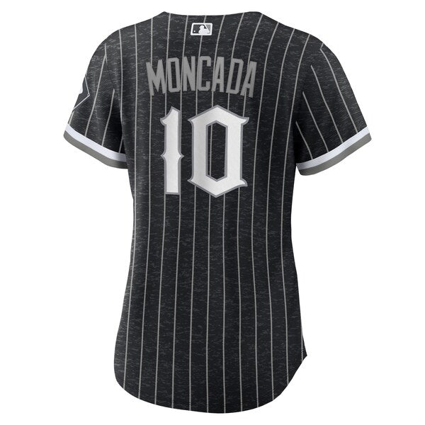 Yoan Moncada Chicago White Sox Nike Women's 2021 City Connect Replica Player Jersey - Black - Image 3