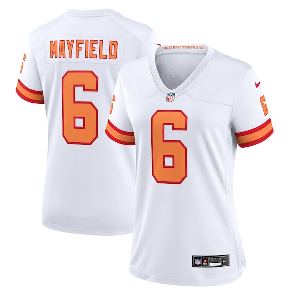 Baker Mayfield '76 Tampa Bay Buccaneers Nike Women's Game Jersey - White/Red/Orange