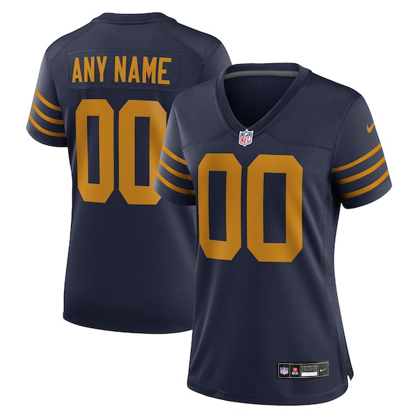 Green Bay Packers Nike Women's The 1923 Classic Game Custom Jersey - Navy/Green - Image 2