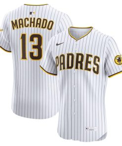 Manny Machado San Diego Padres Nike Home Elite Player Jersey - White/Brown