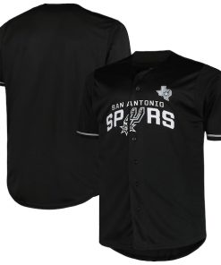 San Antonio Spurs Profile Big & Tall Pop Jersey - Black