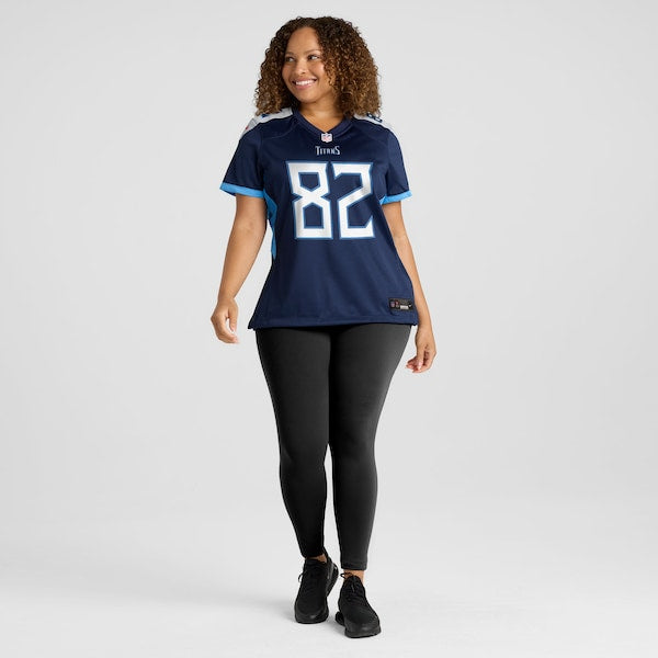 Stanley Morgan Tennessee Titans Nike Women's Team Game Jersey - Navy - Image 7