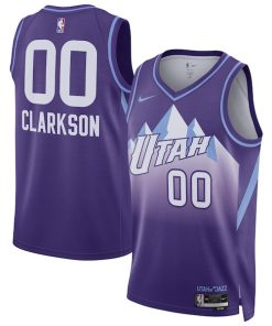 Jordan Clarkson Utah Jazz Nike Unisex 2024/25 Swingman Player Jersey - City Edition - Purple
