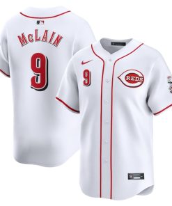 Matt McLain Cincinnati Reds Nike Home Limited Player Jersey - White