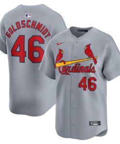 Paul Goldschmidt St. Louis Cardinals Nike Away Limited Player Jersey - Gray