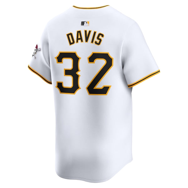 Henry Davis Pittsburgh Pirates Nike Home Limited Player Jersey?ยจC White - Image 3