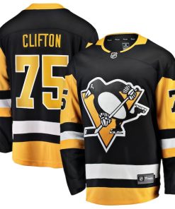 Connor Clifton Pittsburgh Penguins  Home Breakaway Jersey - Black