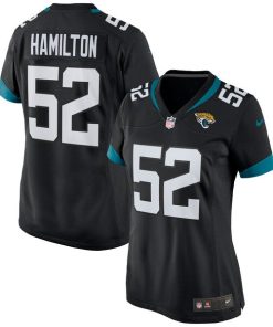 DaVon Hamilton Jacksonville Jaguars Nike Women's Game Jersey - Black/Teal