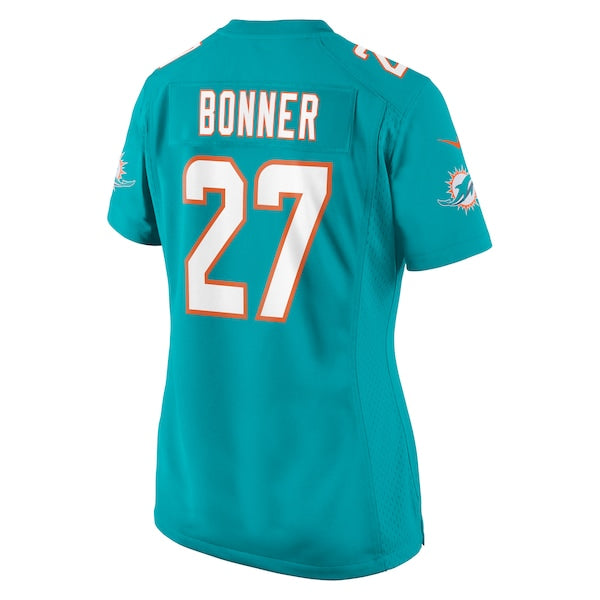Ethan Bonner Miami Dolphins Nike Women's Game Jersey - Aqua - Image 3